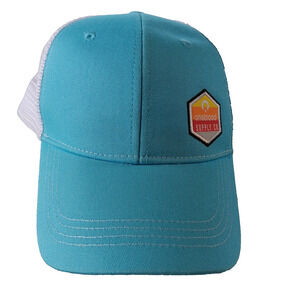 OneBlood Supply Co Mesh Snapback Trucker Hat Blue‎ White